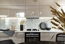Модульная кухня Эстетик — длина 3 м, 3 цвета фасада на выбор акрил