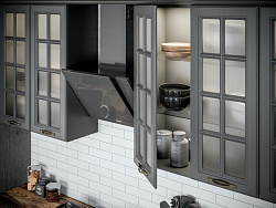 Модульная кухня Верона (SL) — длина 3 м, 4 цвета фасада на выбор под старину