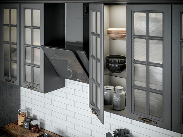 Модульная кухня Верона (SL) — длина 3 м, 4 цвета фасада на выбор под старину