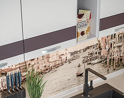 Модульная кухня Грейс — длина 2,6 м, ширина 2 м, 80 цветов фасада на выбор минимализм