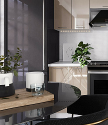 Модульная кухня Валерия-М — длина 2 м, 19 цветов фасада на выбор минимализм