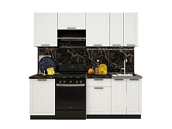 Модульная кухня Глетчер — длина 2,2 м, 3 цвета фасада на выбор минимализм