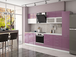 Модульная кухня София — ширина 3,1 м, 8 цветов фасада на выбор хай-тек
