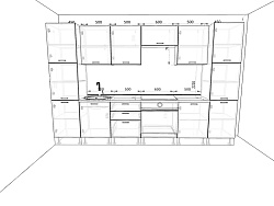 Модульная кухня Люкс — длина 3 м, 5 цветов фасада на выбор 4 кв.м.