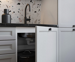 Модульная кухня Тулиппа — длина 3,6 м, 5 цветов фасада на выбор для студии