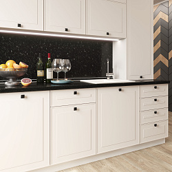 Модульная кухня Перфетта — длина 3,1 м, 6 цветов фасада на выбор неоклассика