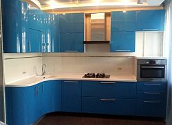 Кухня Эверест синие
